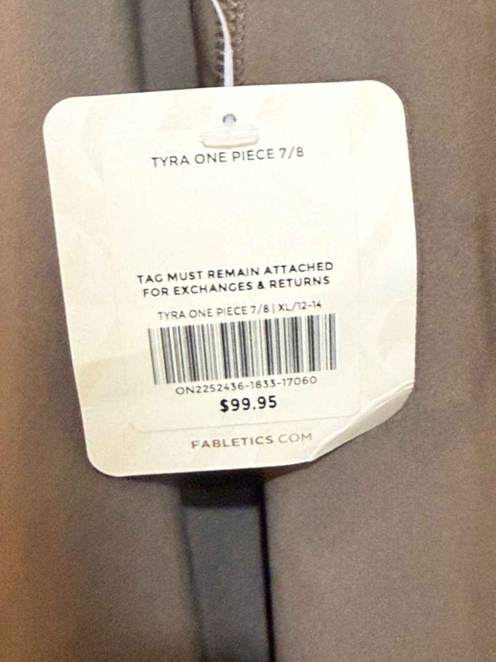 Fabletics Tyra one piece 7/8 new - Picture 10 of 10